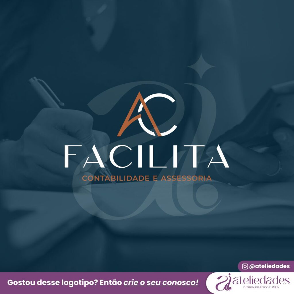 ateliedades logotipo contabilidade identidade visual para contadores