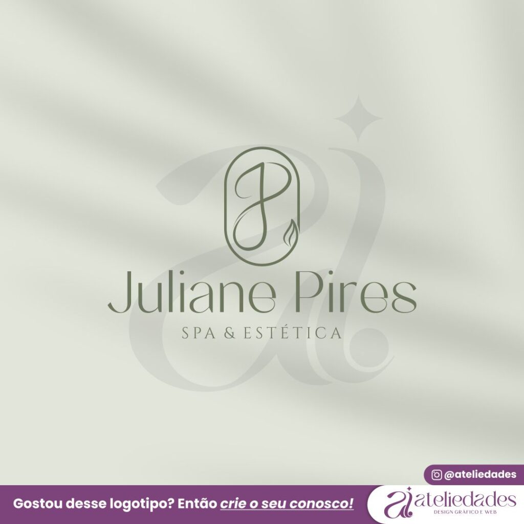 ateliedades logotipo estetica logotipo para esteticistas juliane pires