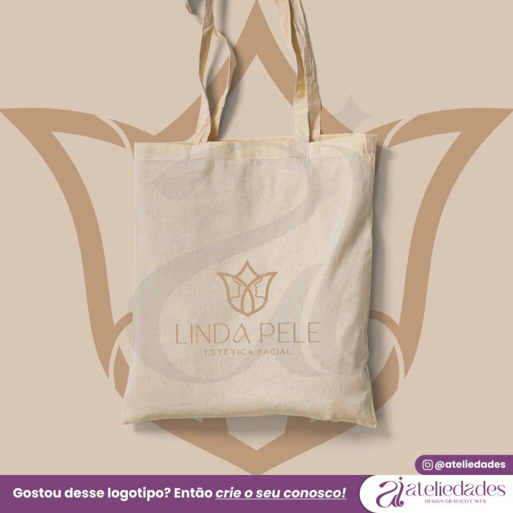 ateliedades logotipo estetica logotipo para esteticistas linda pele