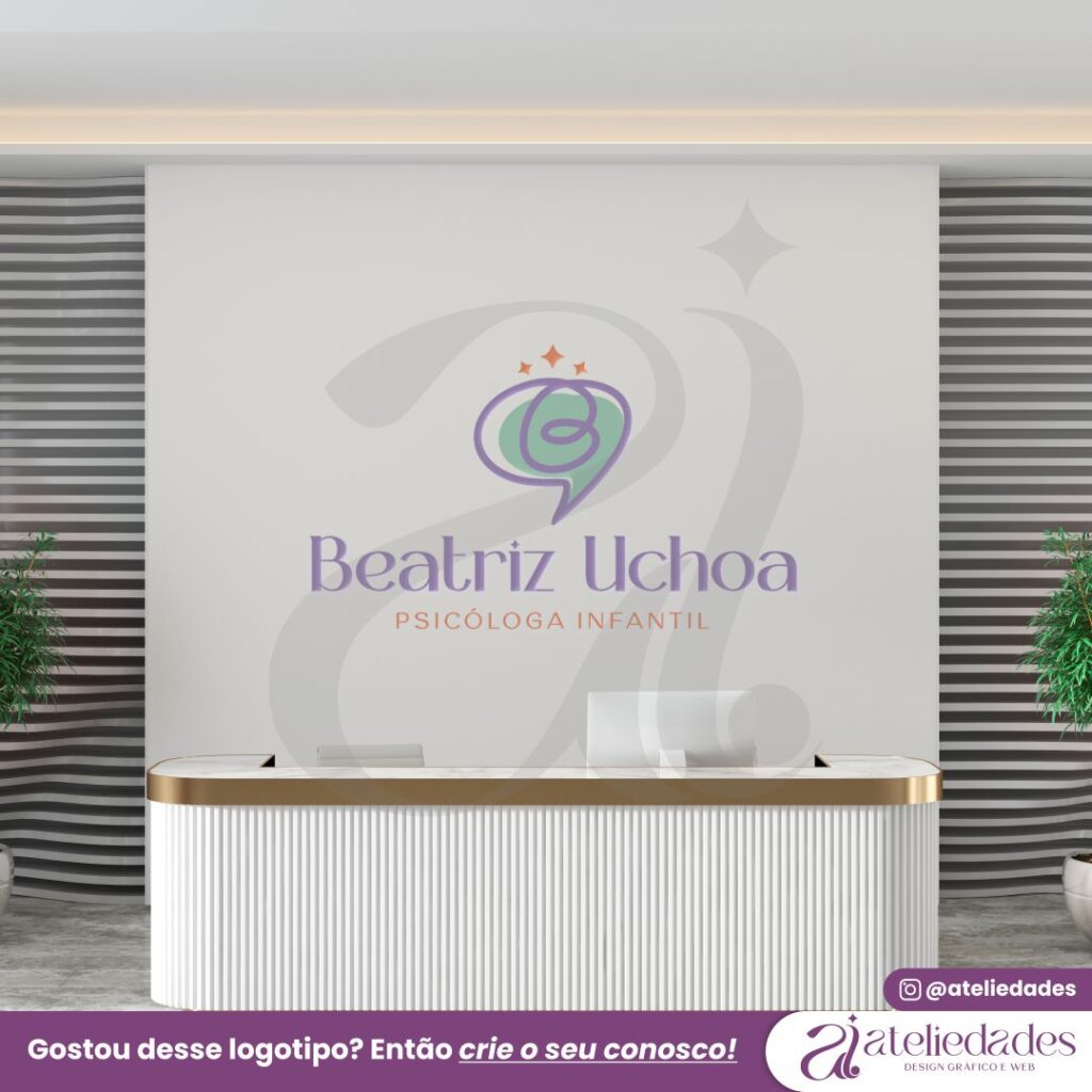 logotipo para psicologa infantil beatriz uchoa