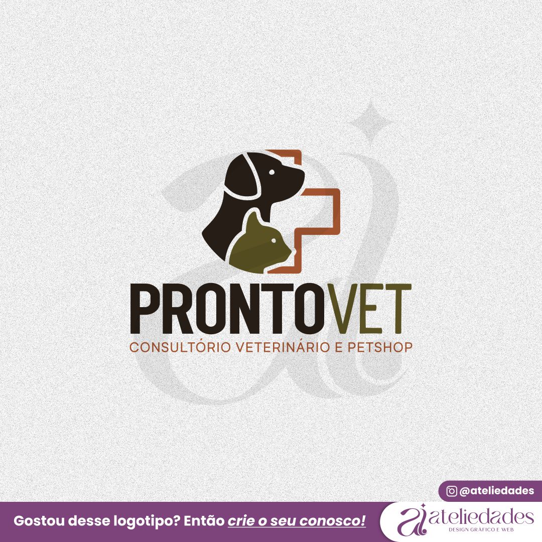 ateliedades criação de logotipo para veterinário