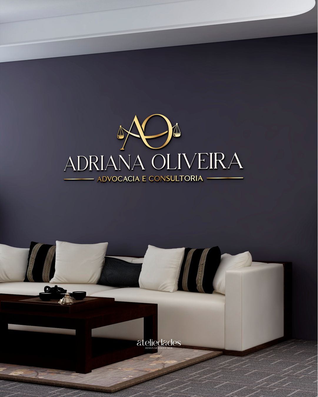 ateliedades logotipo para advogadas adriana oliveira