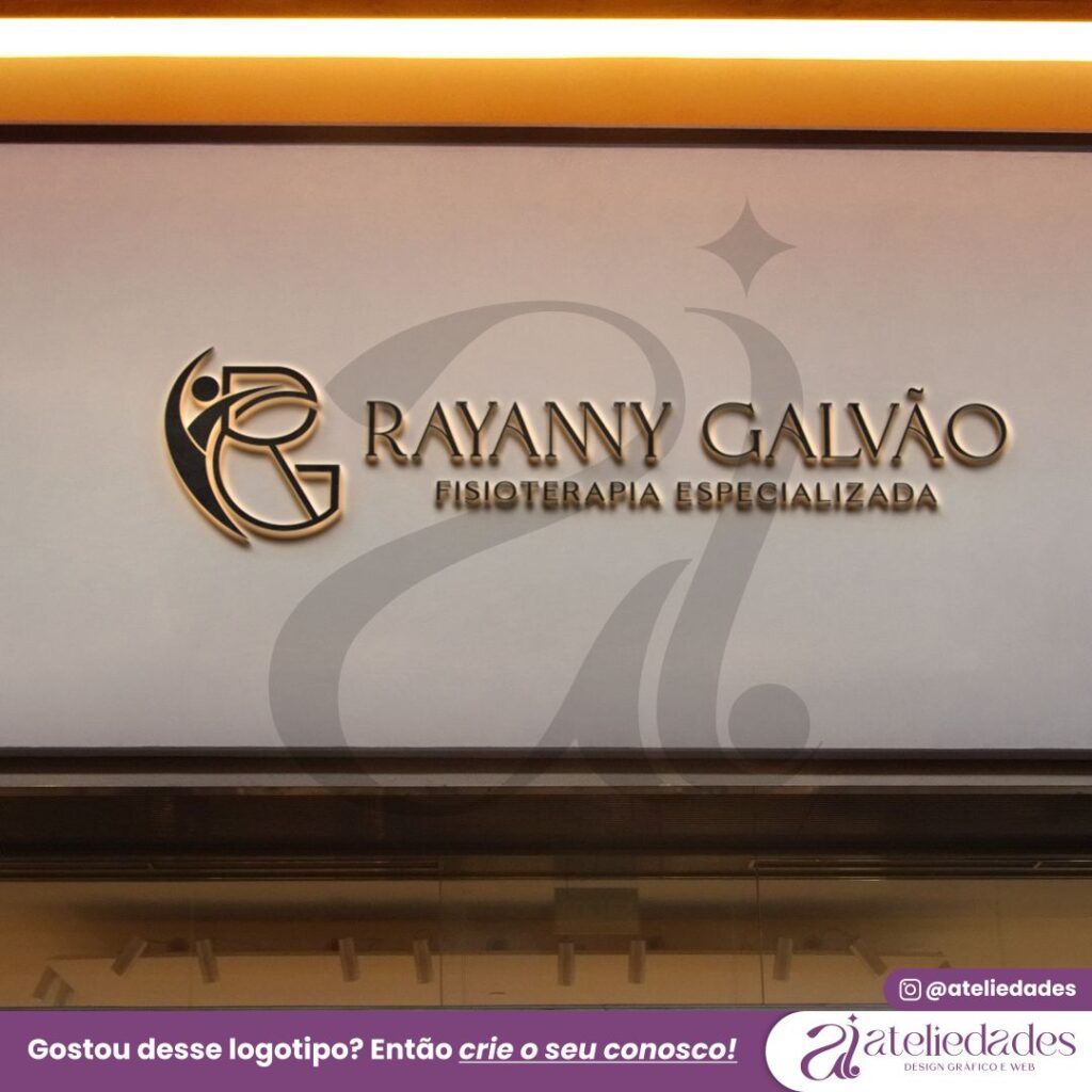 ateliedades criação de logotipo fisioterapia rayanny galvão