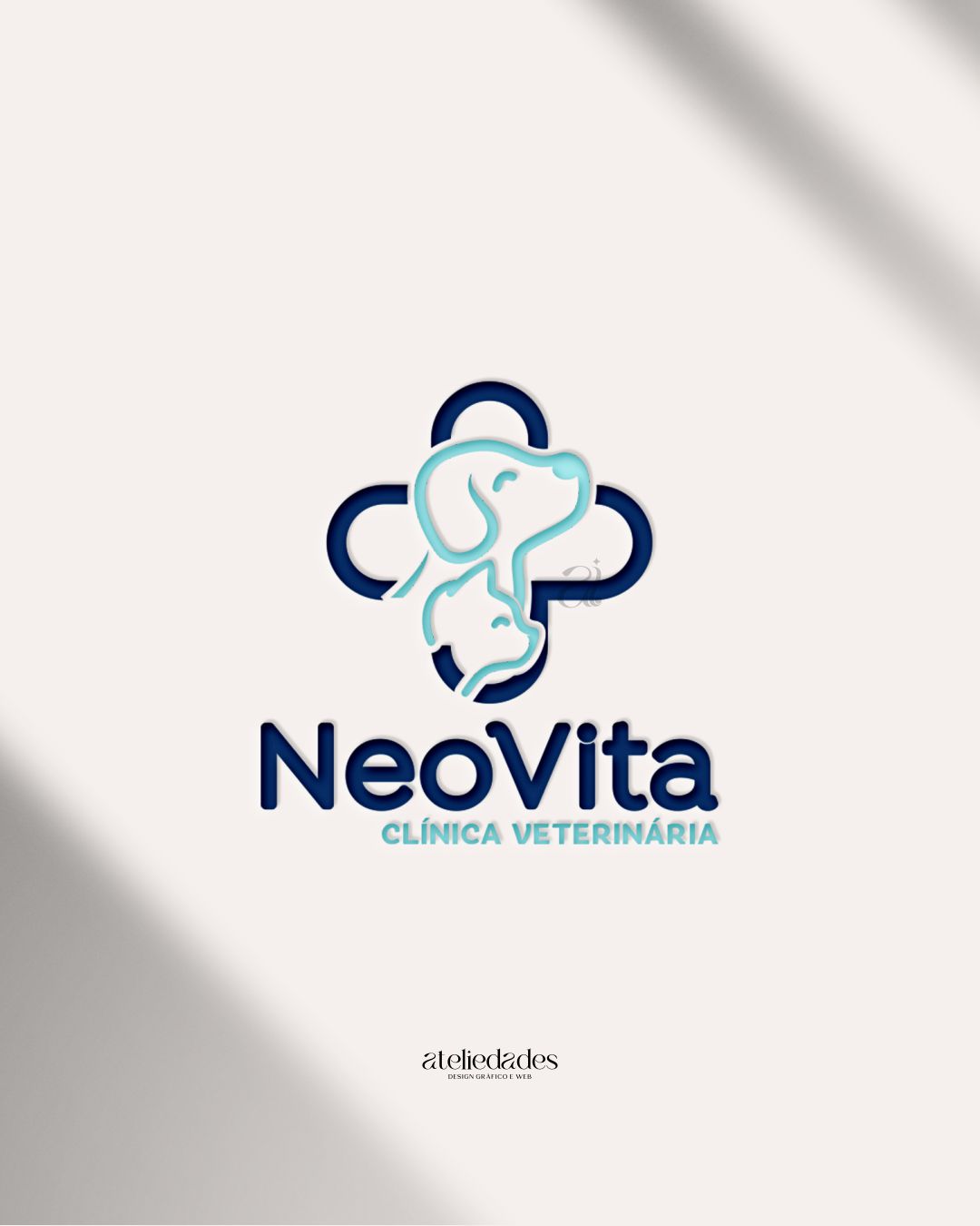ateliedades criação de logotipo para veterinário neovita