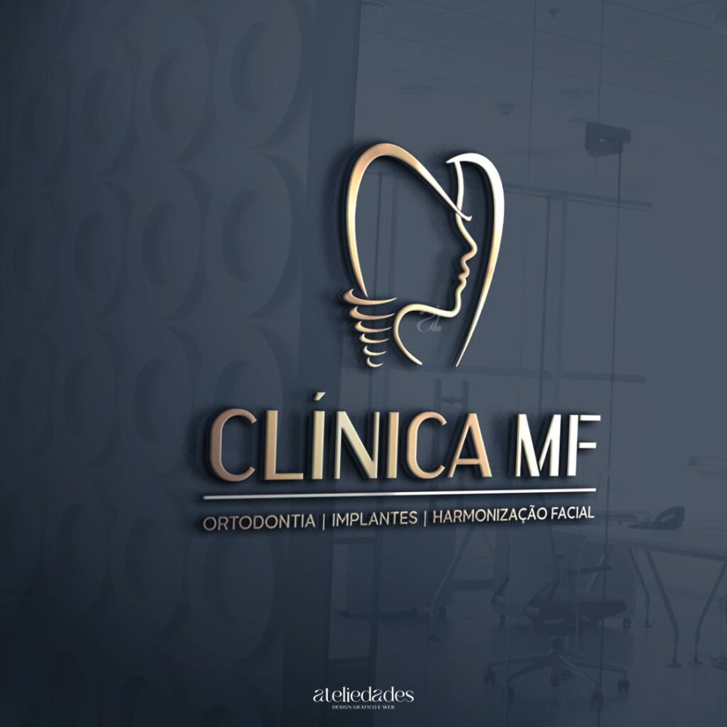 ateliedades logotipo harmonização facial ortodontia implantes clínica mf