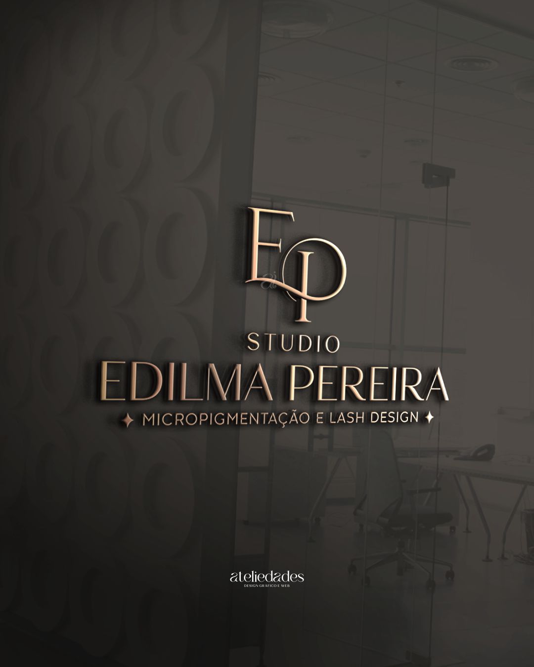 ateliedades logotipo micropigmentadora lash designer edilma pereira