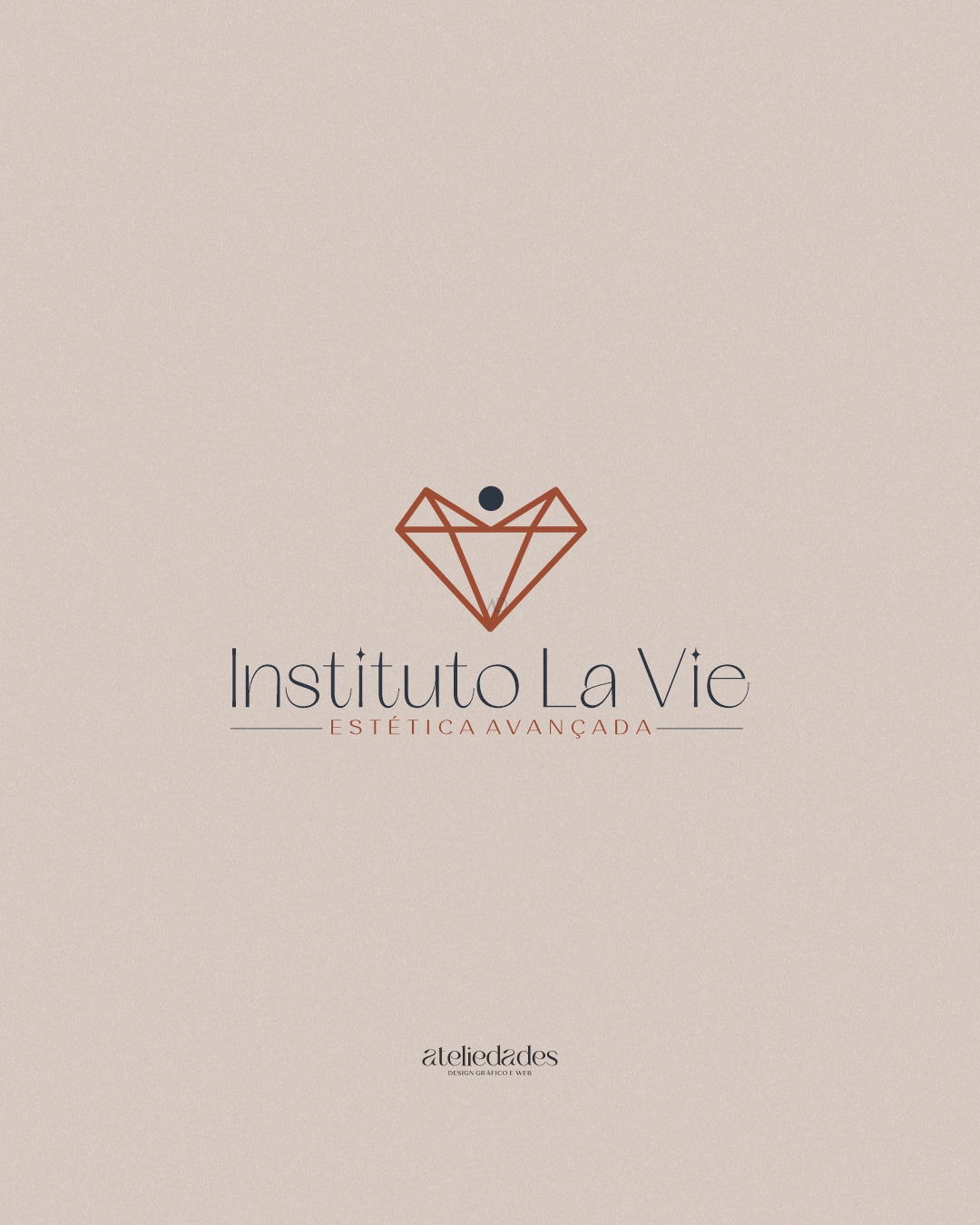 ateliedades criação de logotipo para esteticistas instituto la vie
