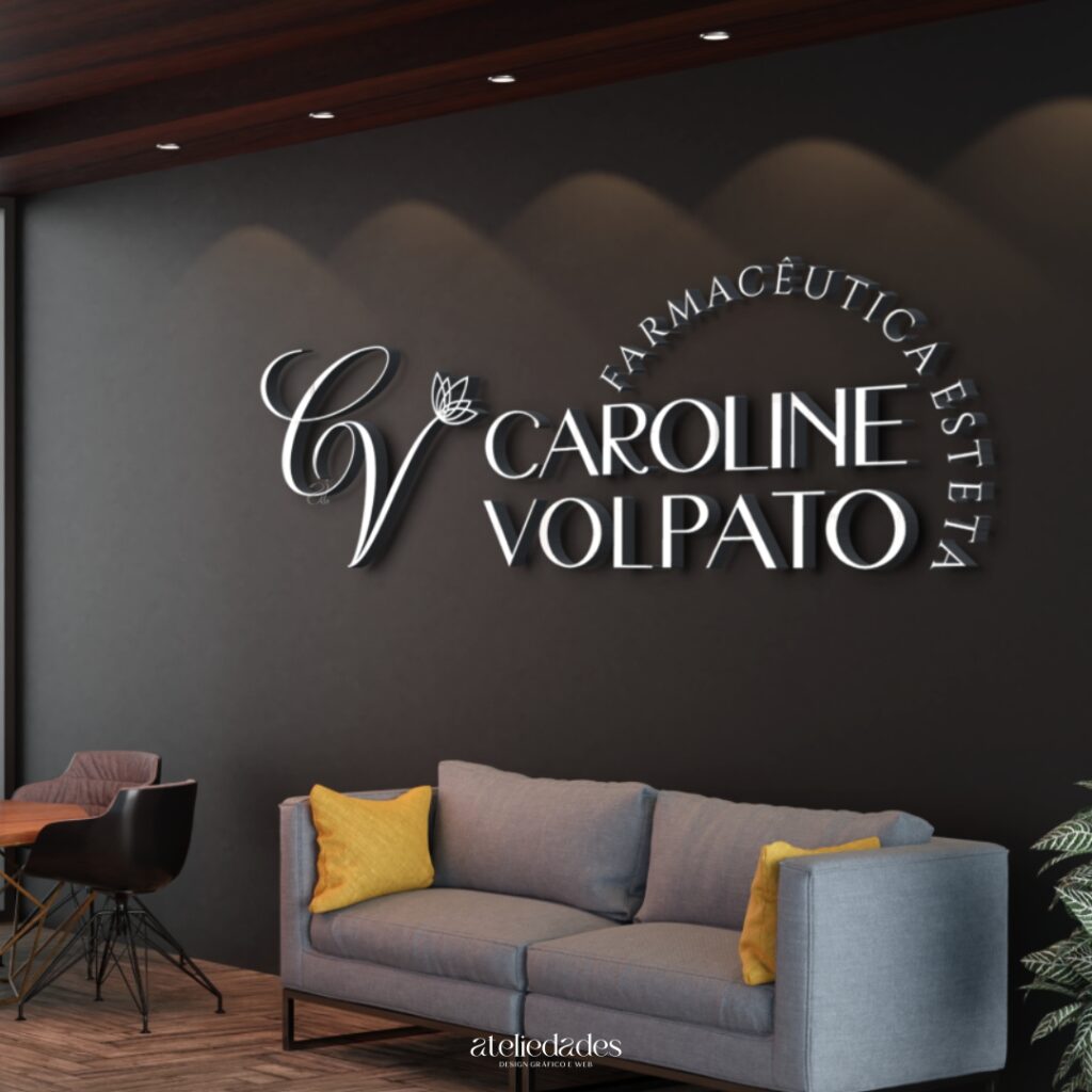 ateliedades logotipo estética esteticista caroline volpato