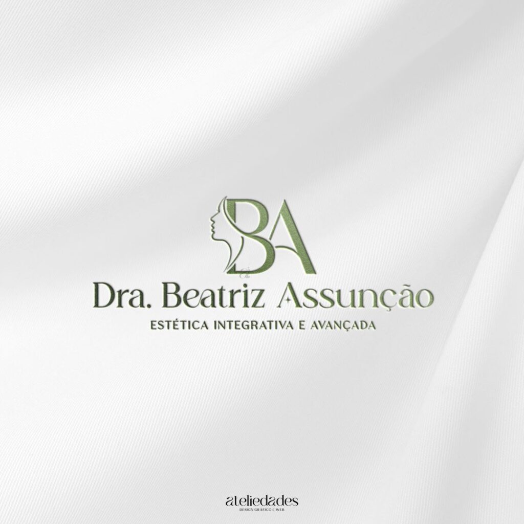 logotipo para esteticistas clínicas de estética ateliedades dra beatriz assunção