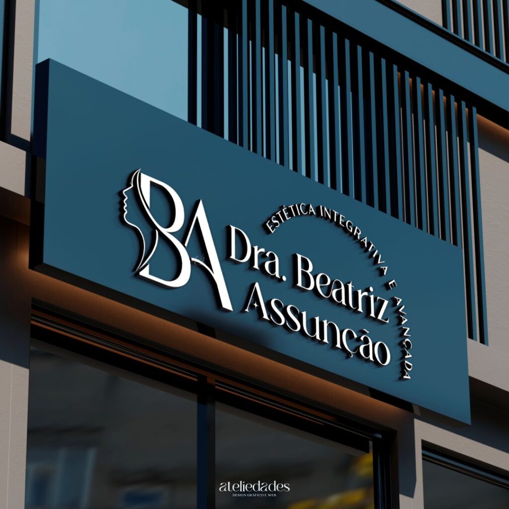 logotipo para esteticistas clínicas de estética ateliedades dra beatriz assunção