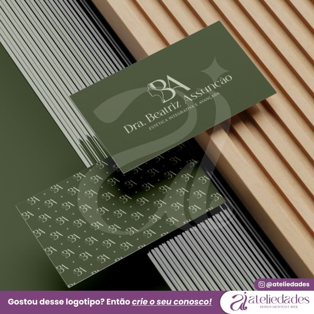 logotipo para esteticistas clínicas de estética ateliedades dra beatriz assunção