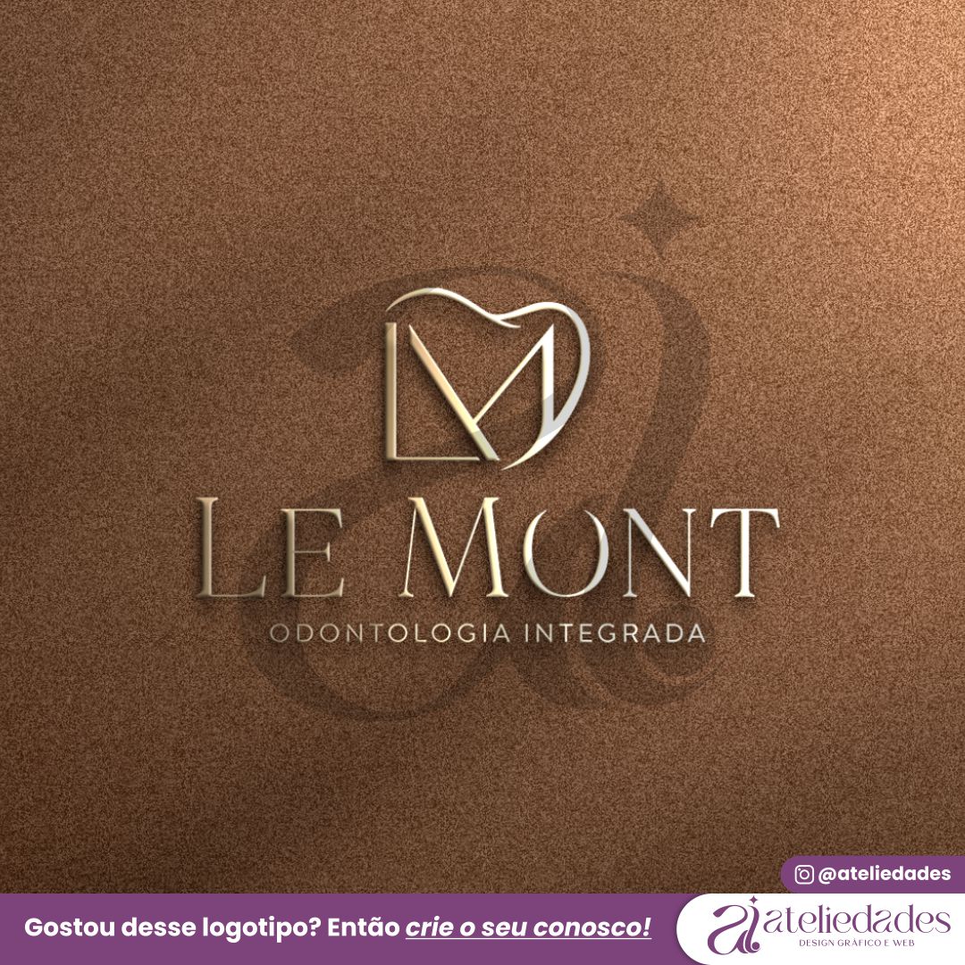 ateliedades logotipo para dentistas odontologia le mont