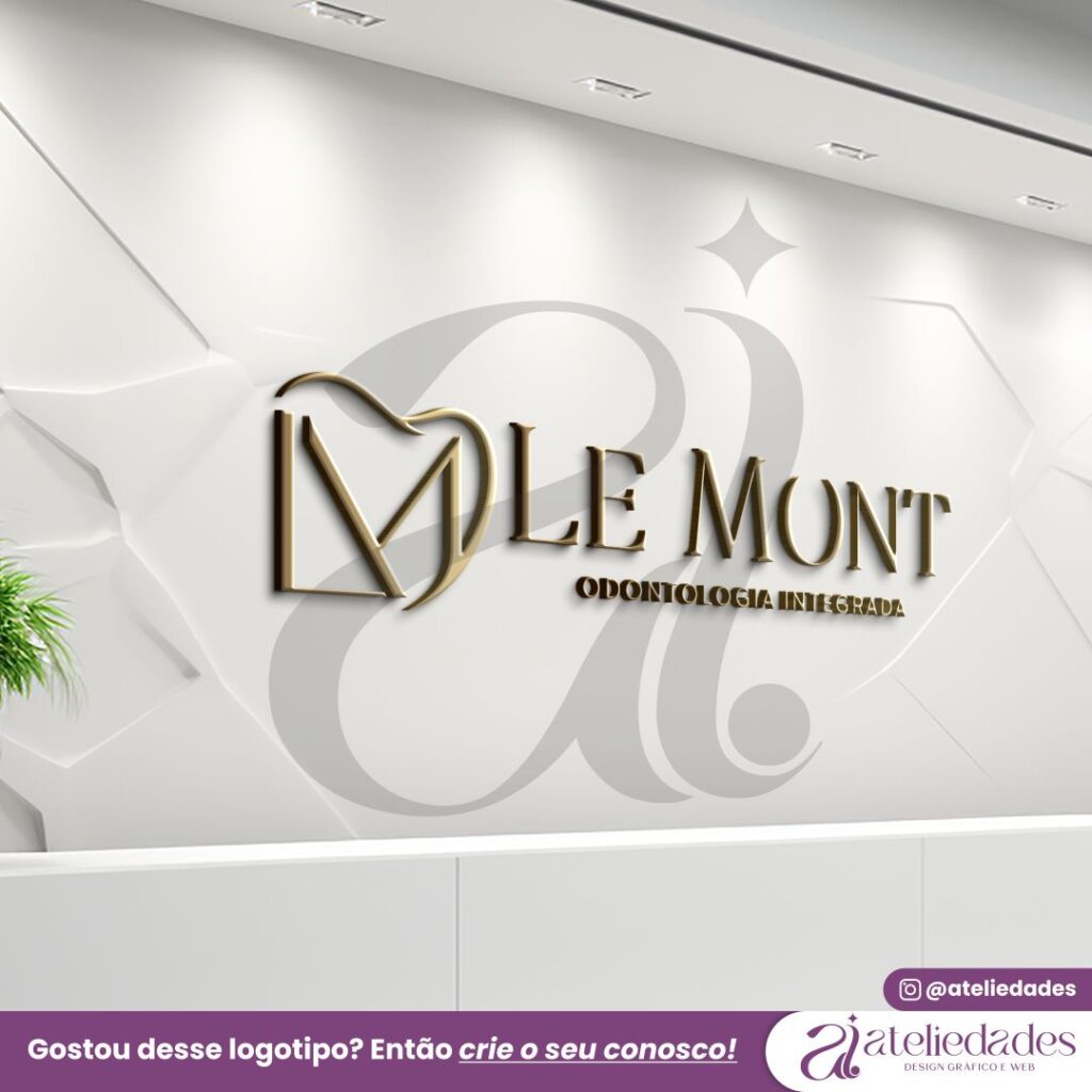 ateliedades logotipo para dentistas odontologia le mont