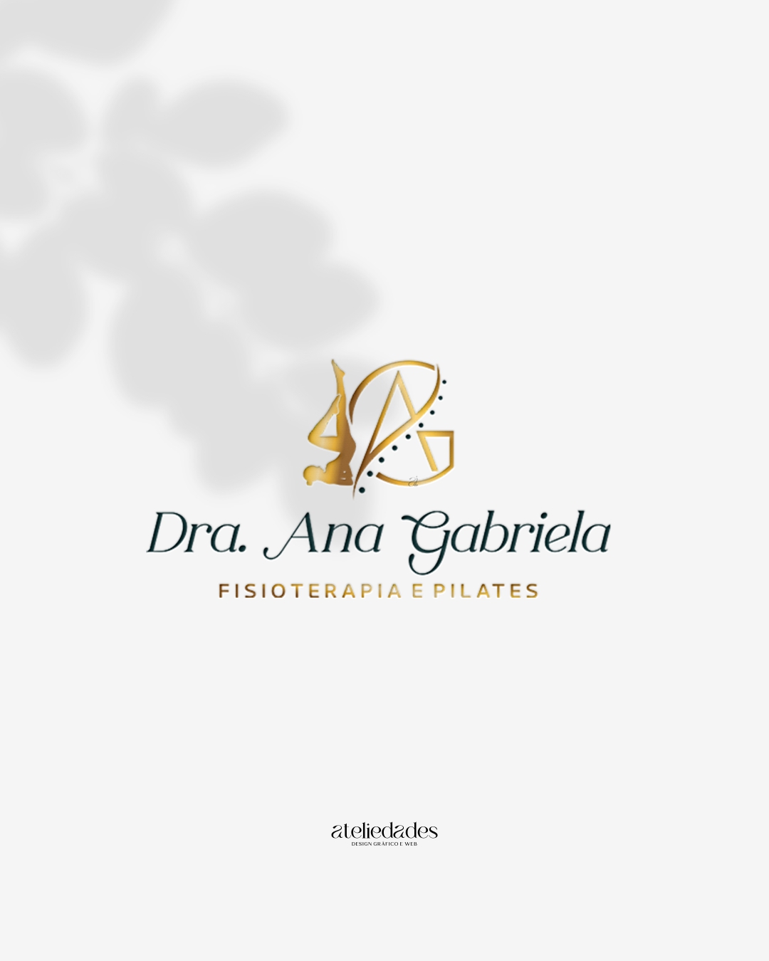 ateliedades logotipo para pilates e fisioterapia exclusivo