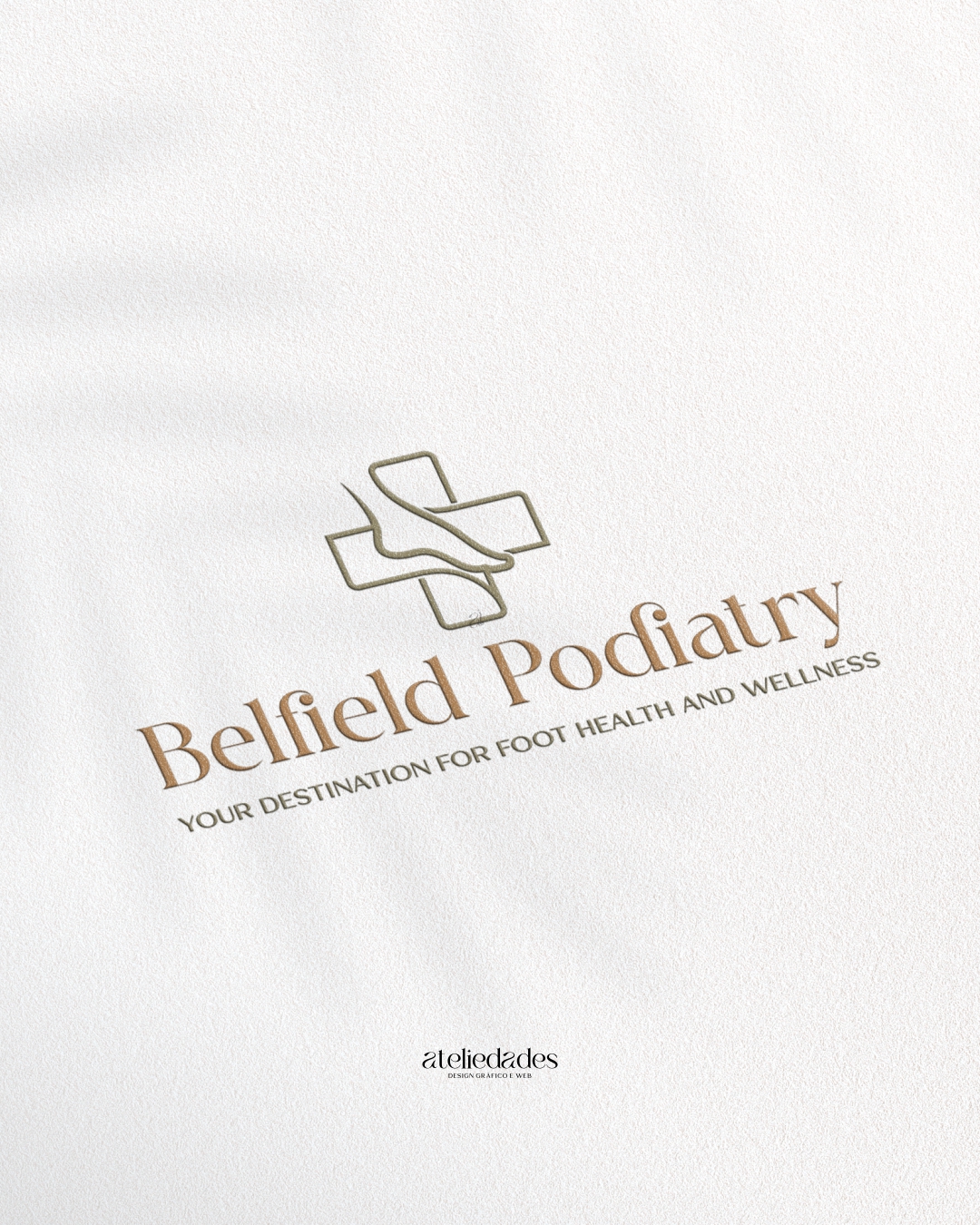 ateliedades logotipo podiatria belfield podiatry