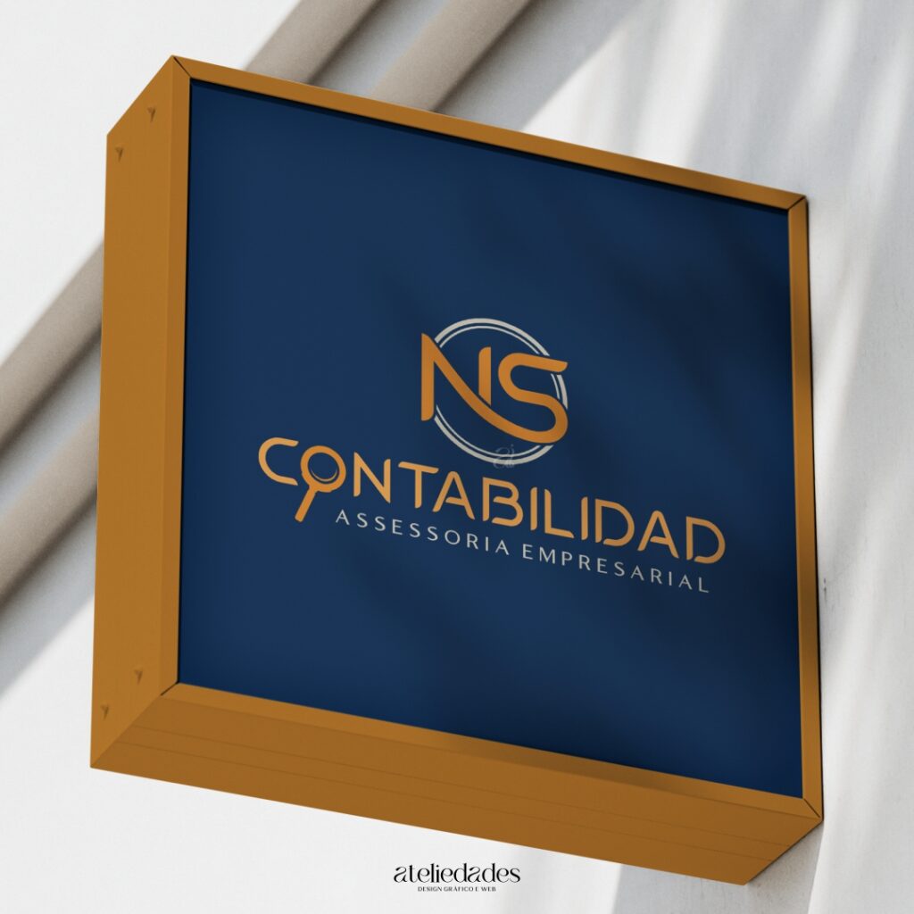 ateliedades criação de logotipo para contabilidade ns contabilidad