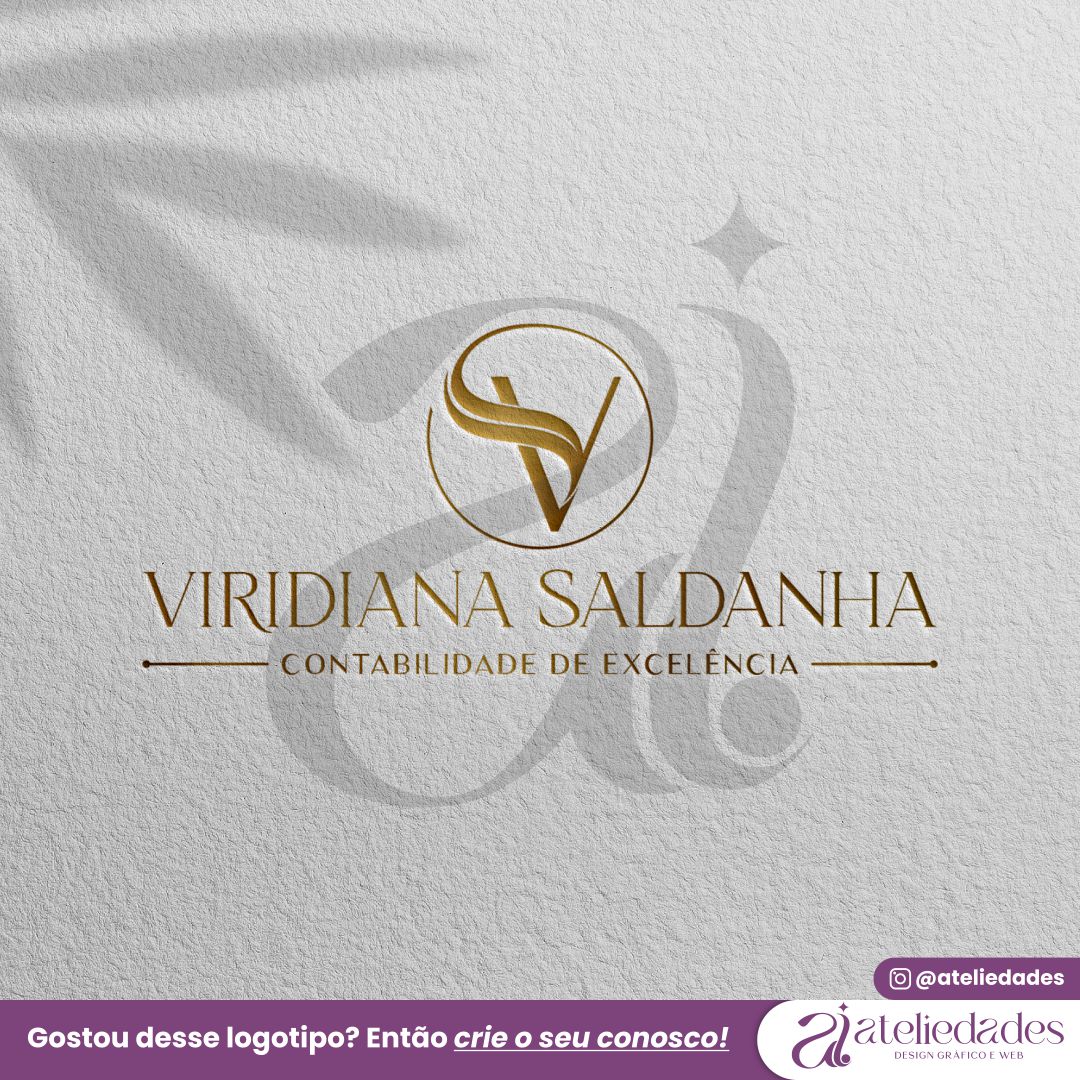 ateliedades criação de logotipo para contadores viridiana saldanha