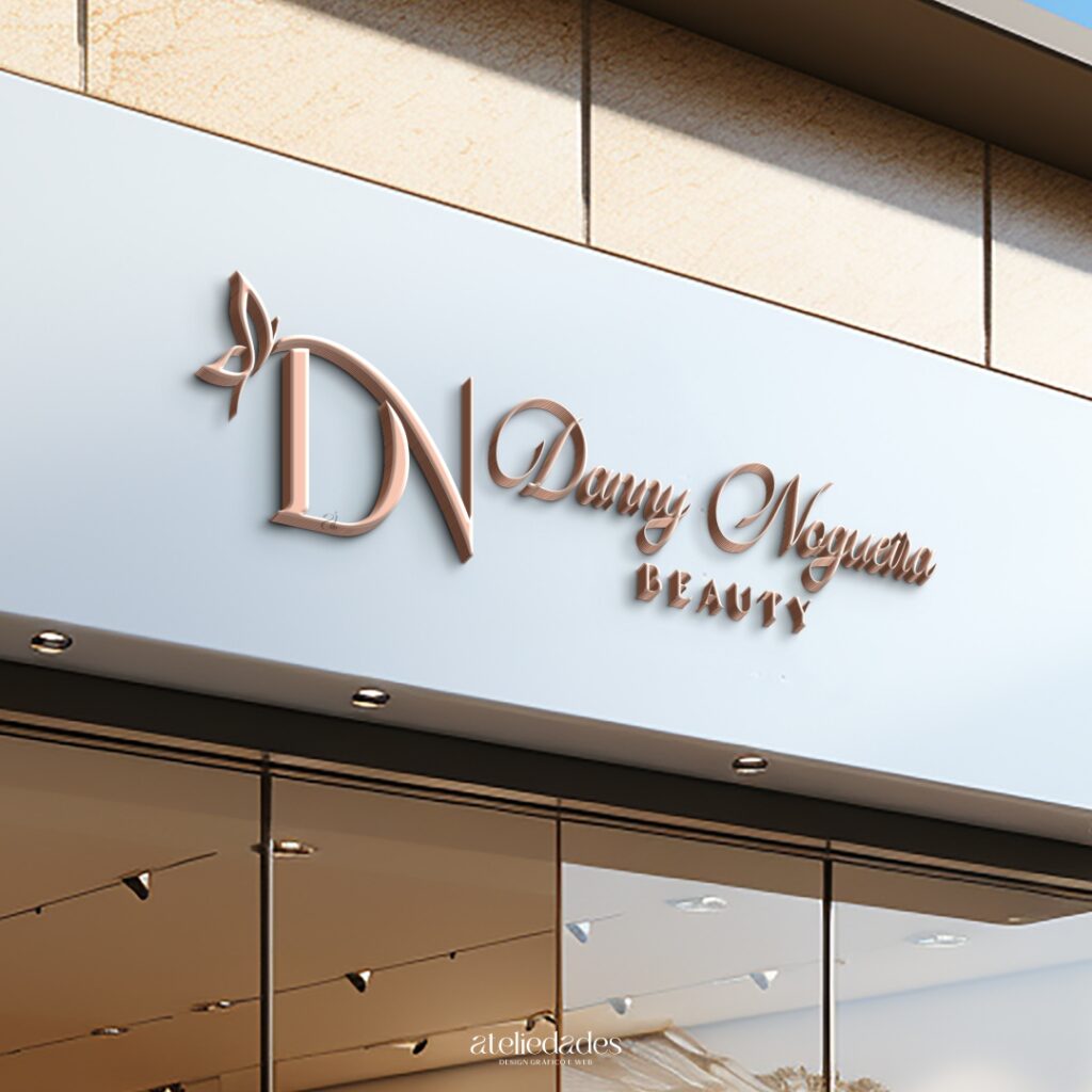 ateliedades criação de logotipo para estética danny nogueira
