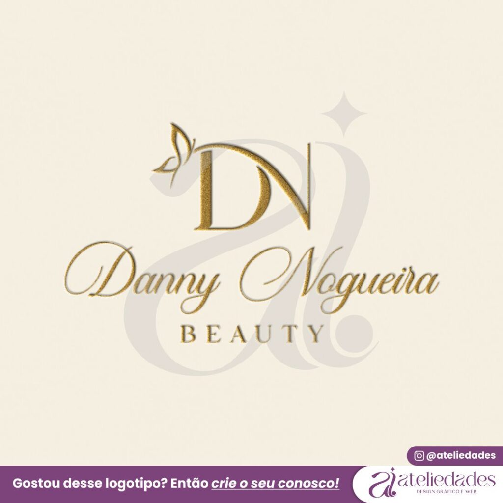 ateliedades criação de logotipo para estética danny nogueira