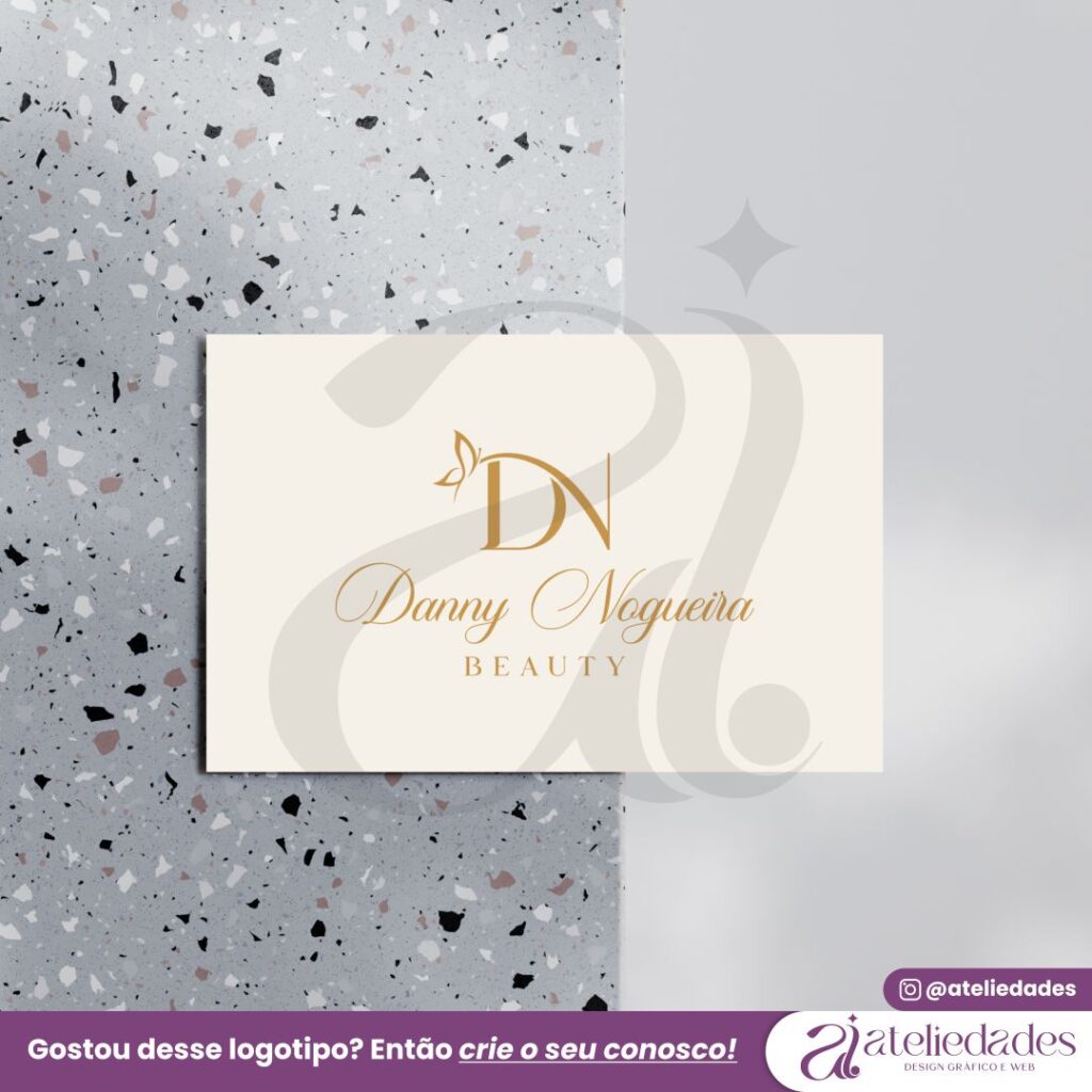 ateliedades criação de logotipo para estética danny nogueira