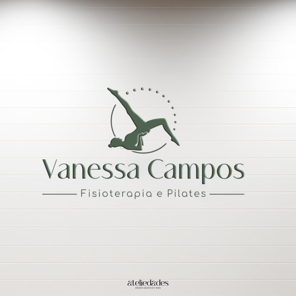 logotipo fisioterapia e pilates vanessa campos
