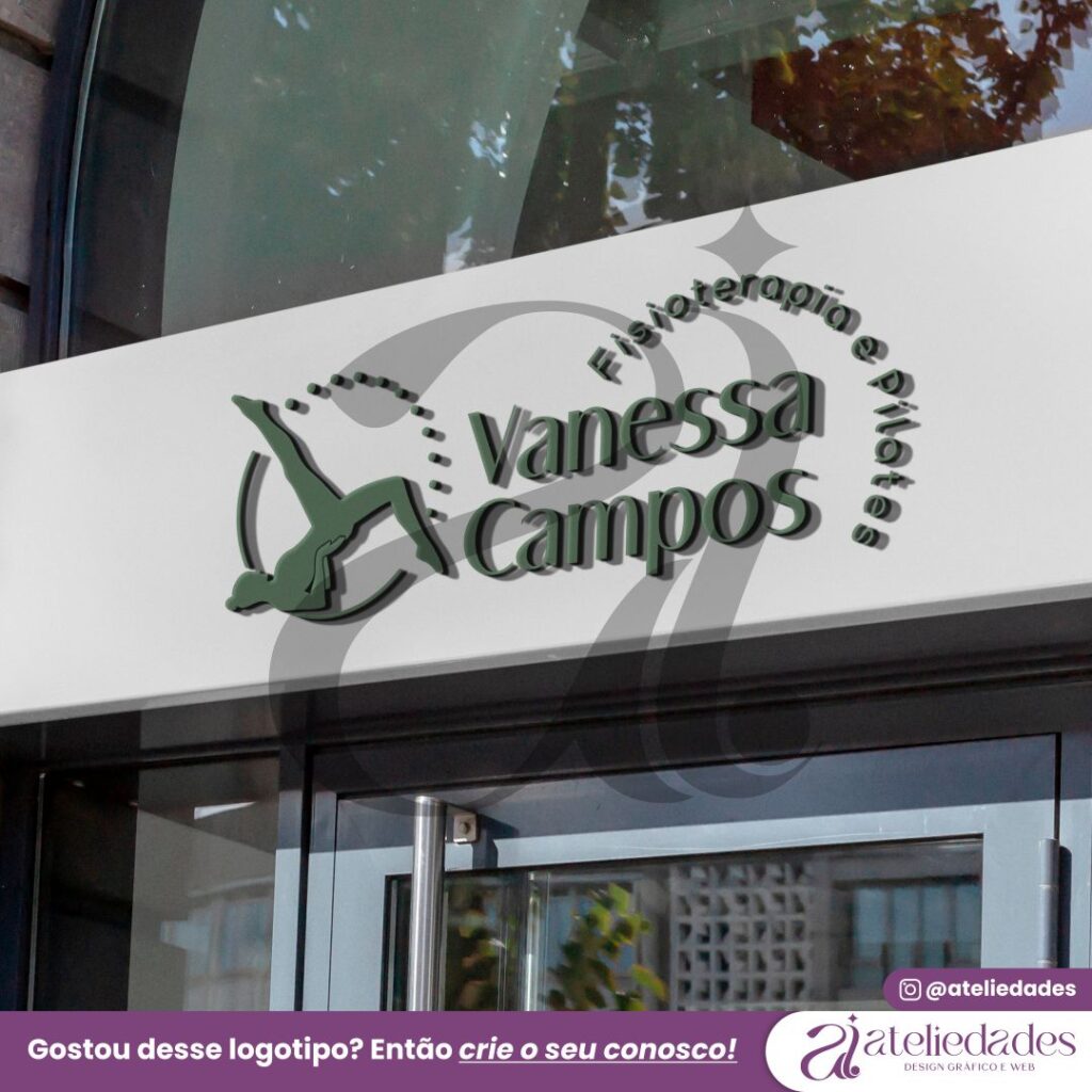 logotipo fisioterapia e pilates vanessa campos