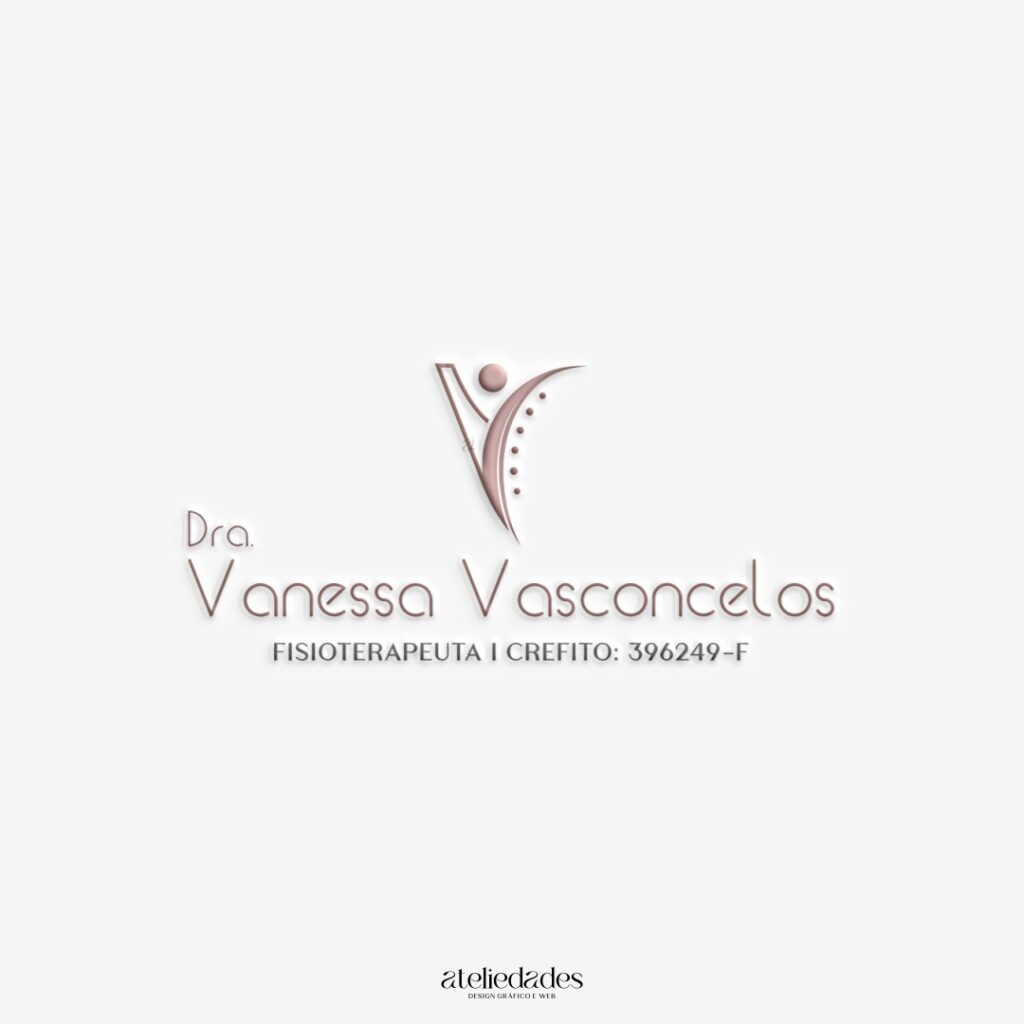 logotipo fisioterapia fisioterapeuta dra vanessa vasconcelos