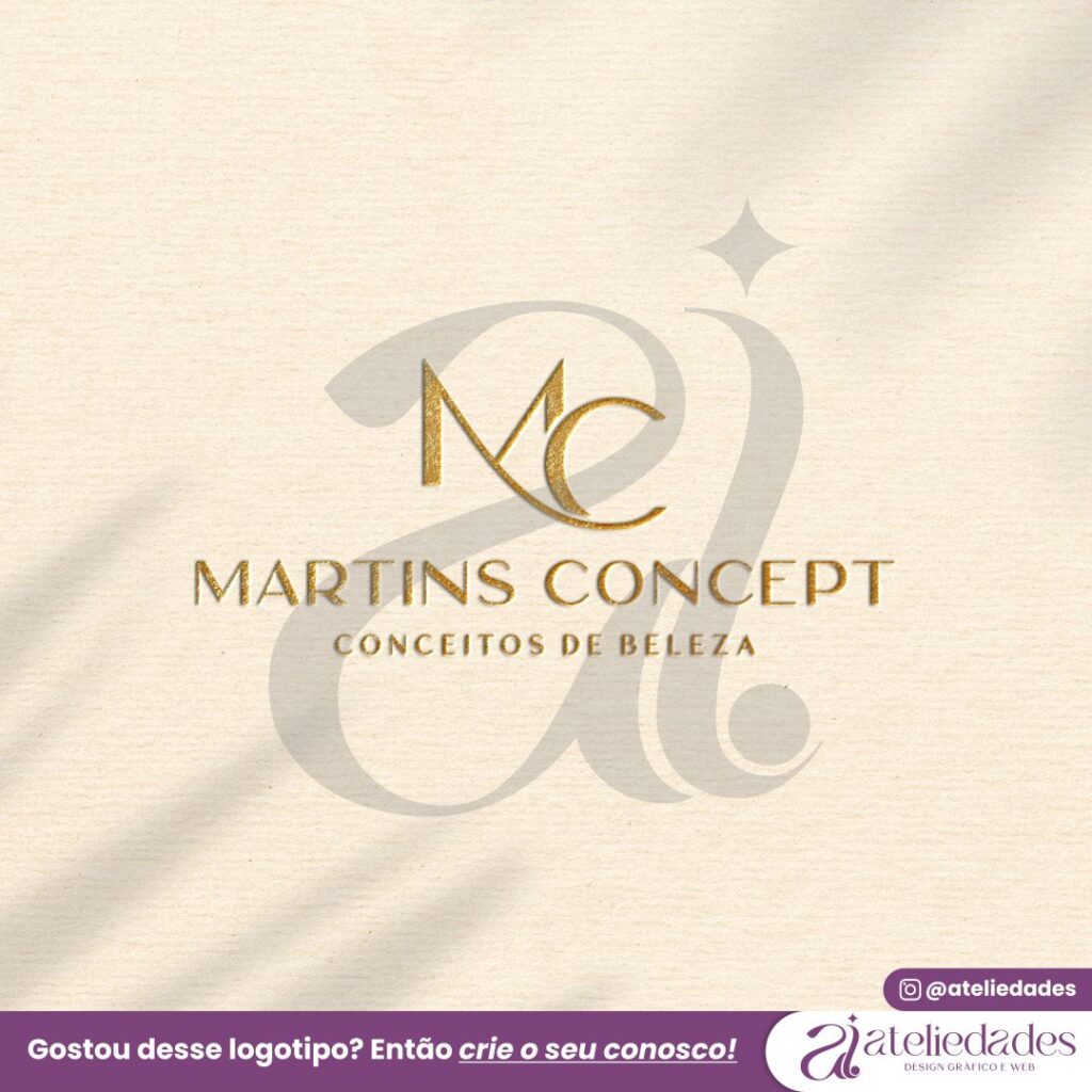 logotipo para clínicas de estética salão de beleza ateliedades