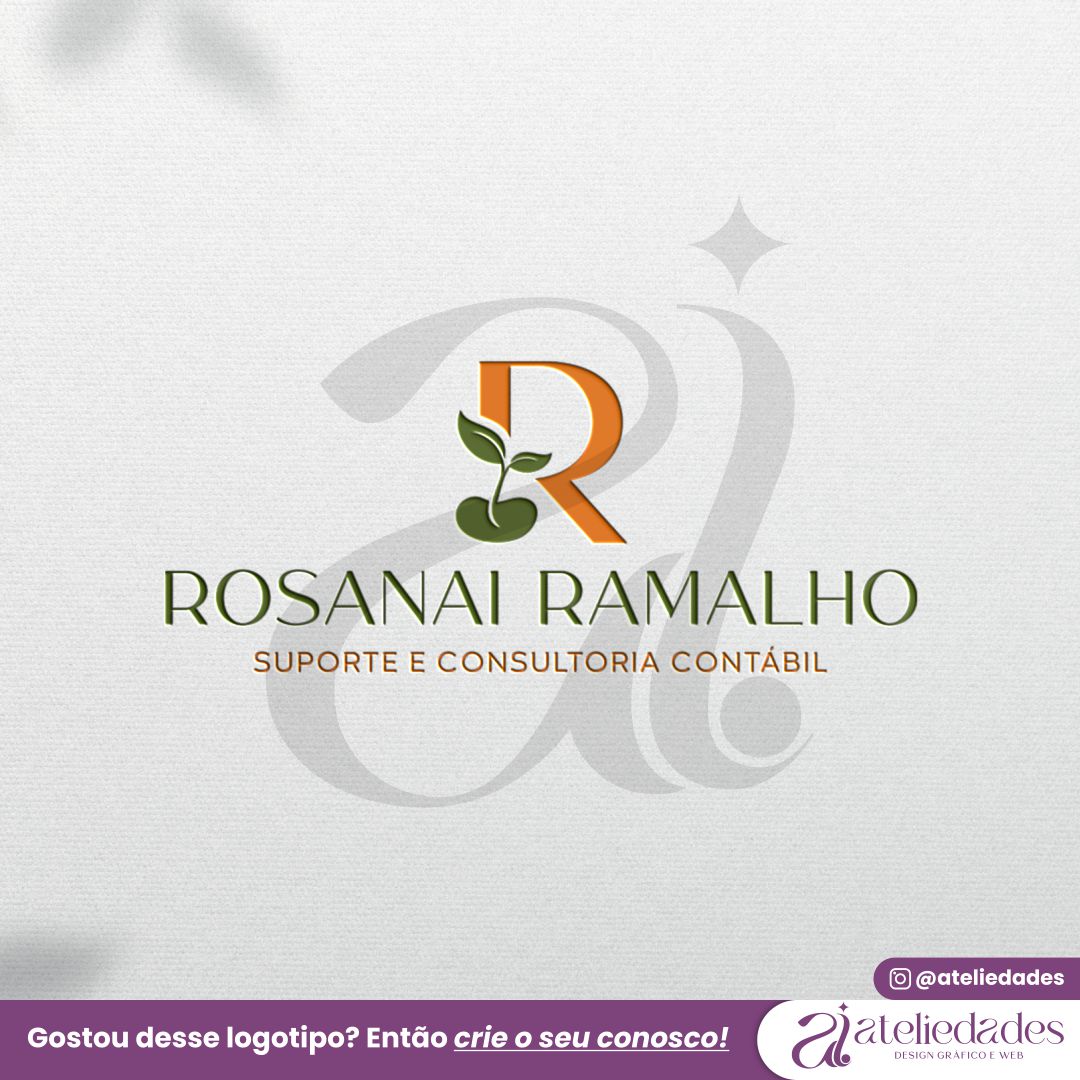 logotipo suporte e assessoria contábil agronegócio rosanai ramalho