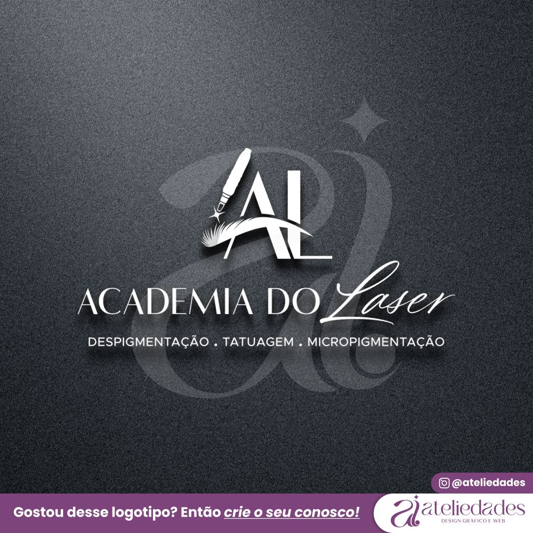 ateliedades logotipo despigmentação a laser academia do laser