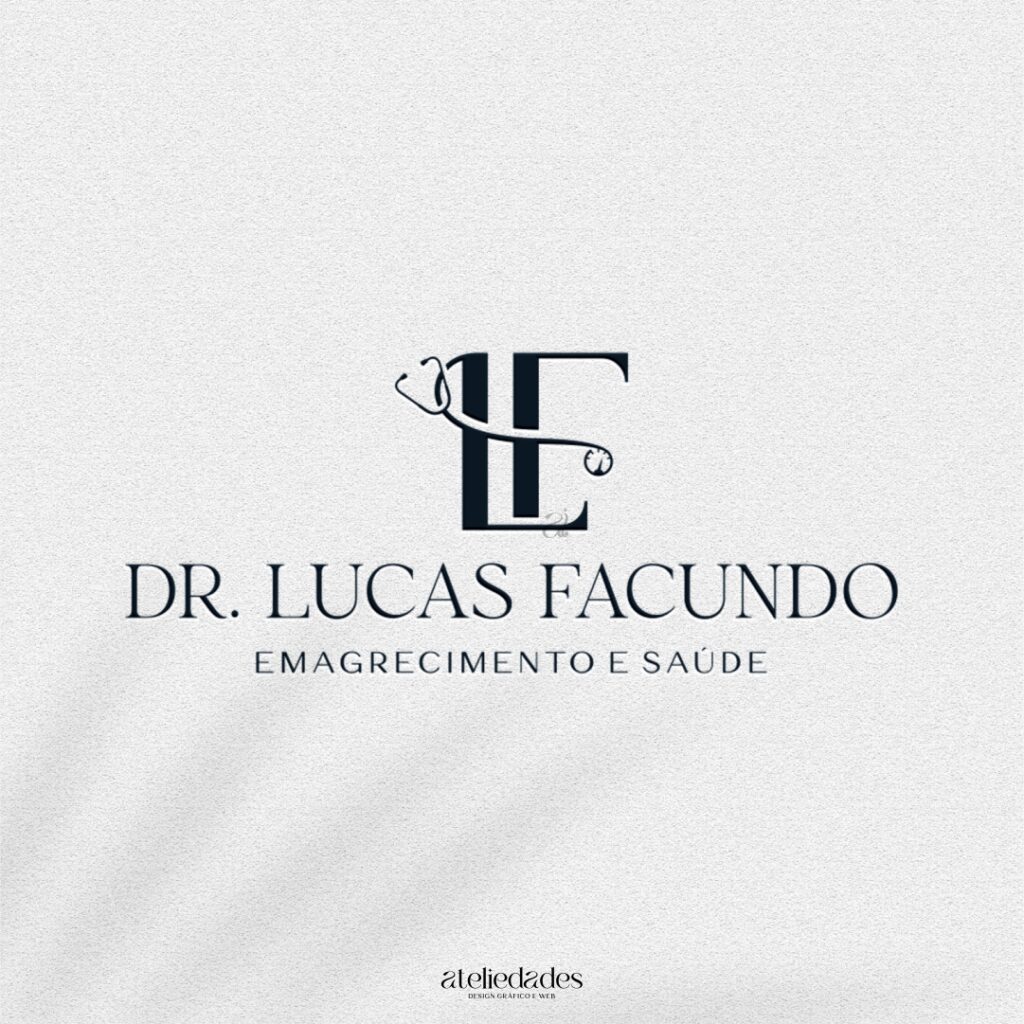 ateliedades criação de logotipo nutricionista medicina emagrecimento dr lucas facundo