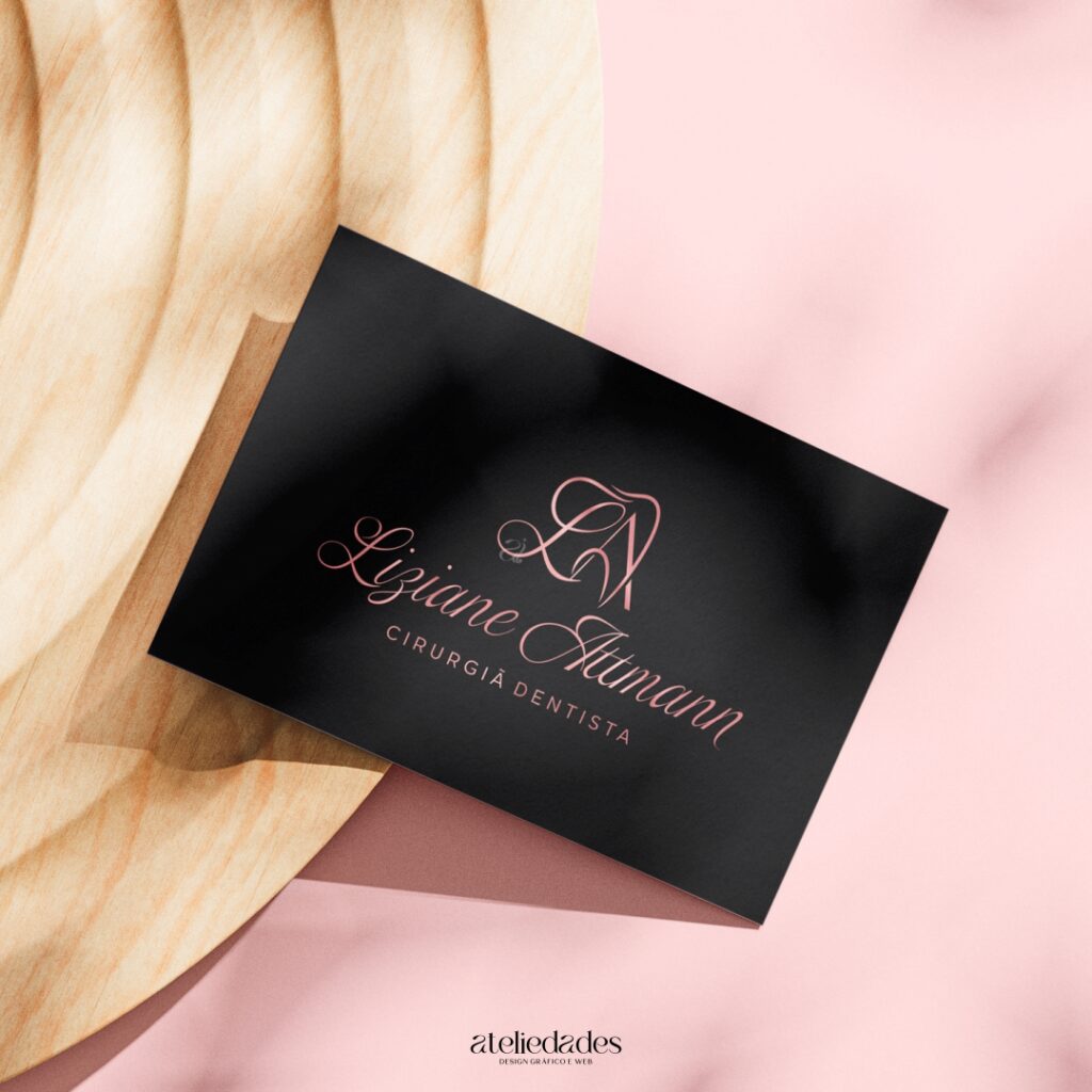 ateliedades logotipo cirurgiã dentista odontologia liziane attmann
