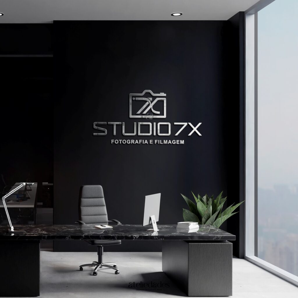 ateliedades criação de logotipo fotografia e filmagem studio7x