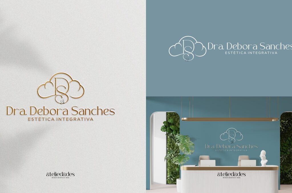 logotipo estética integrativa clínica de estética dra débora sanches