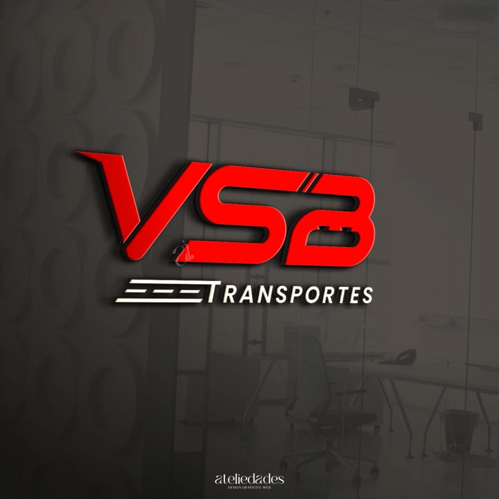 logotipo para transportadora de combustíveis vsb transportes