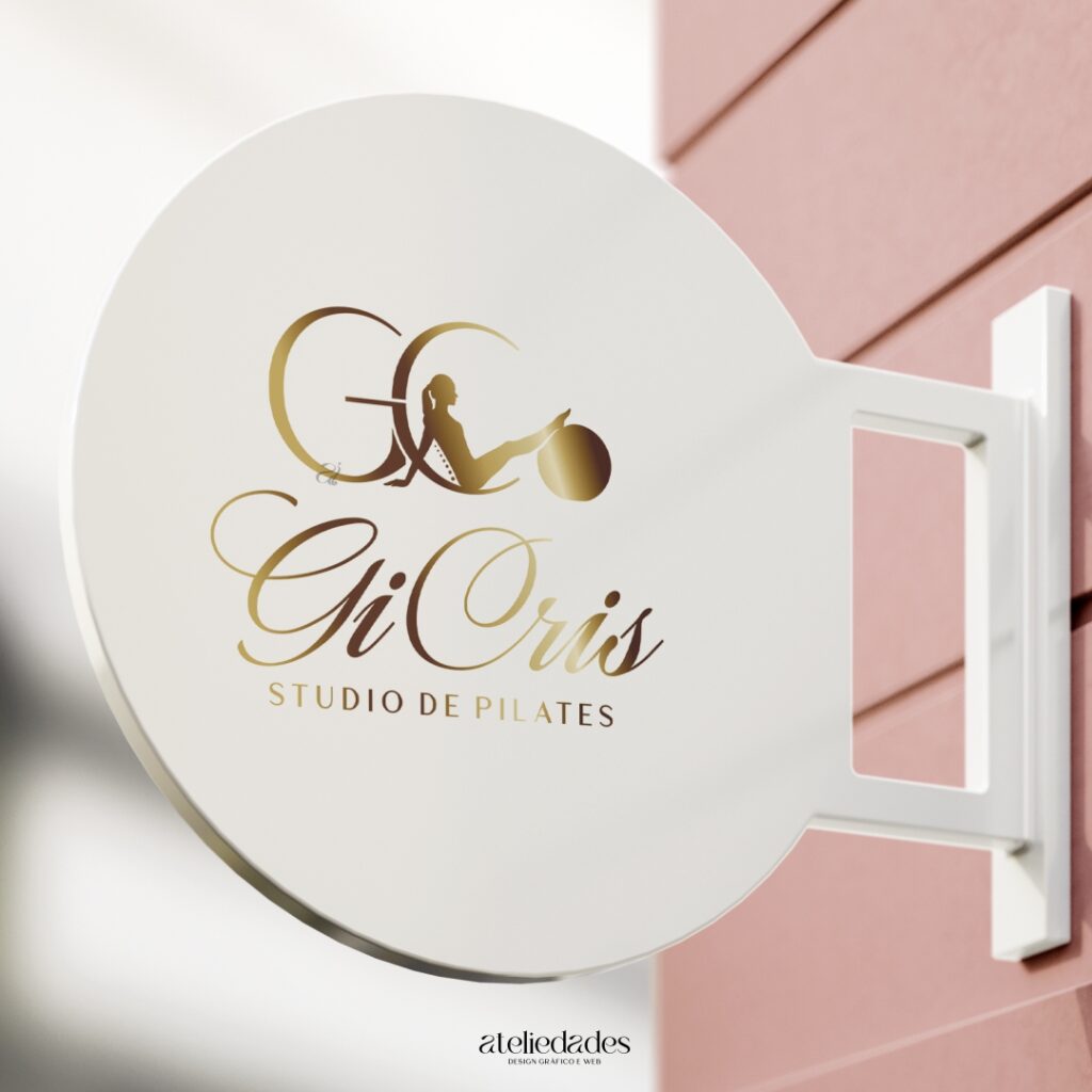 logotipo studio de pilates gicris