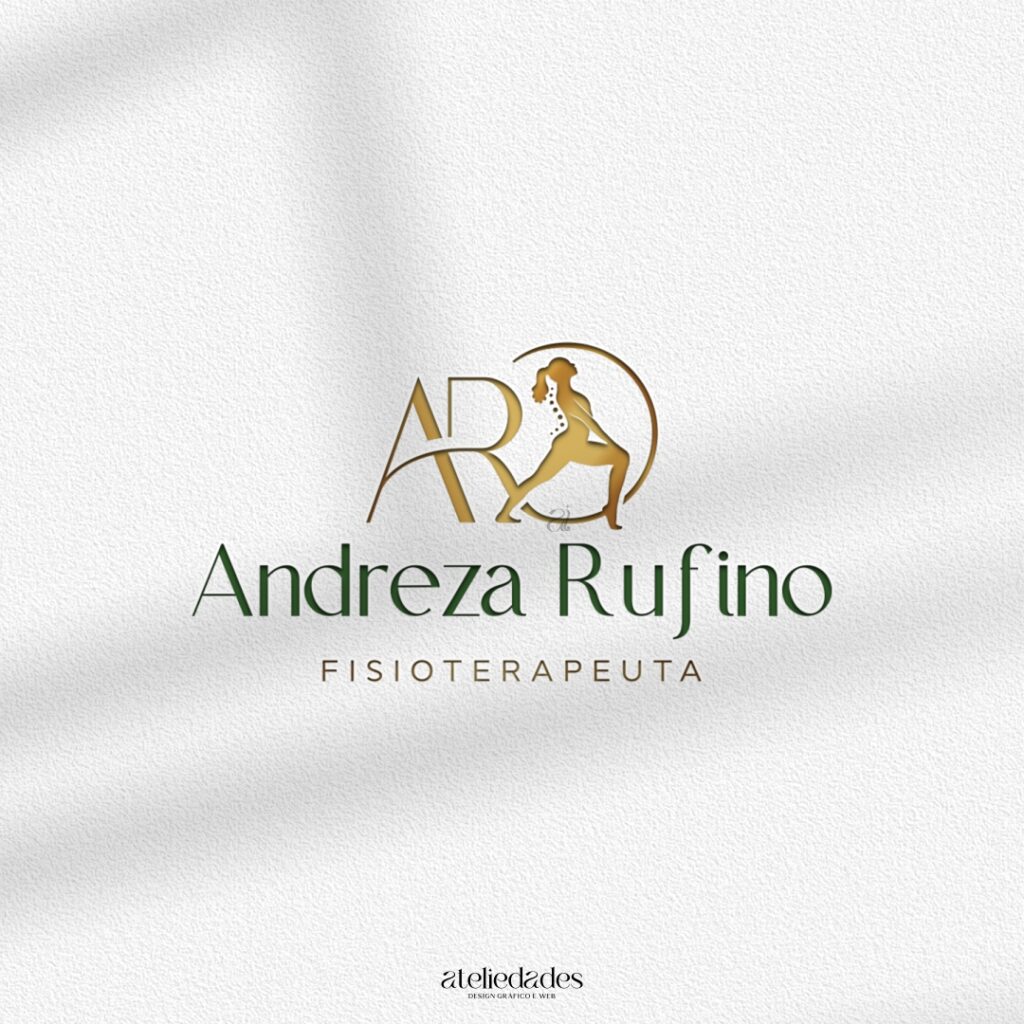 identidade visual fisioterapia logo fisioterapeuta andreza rufino