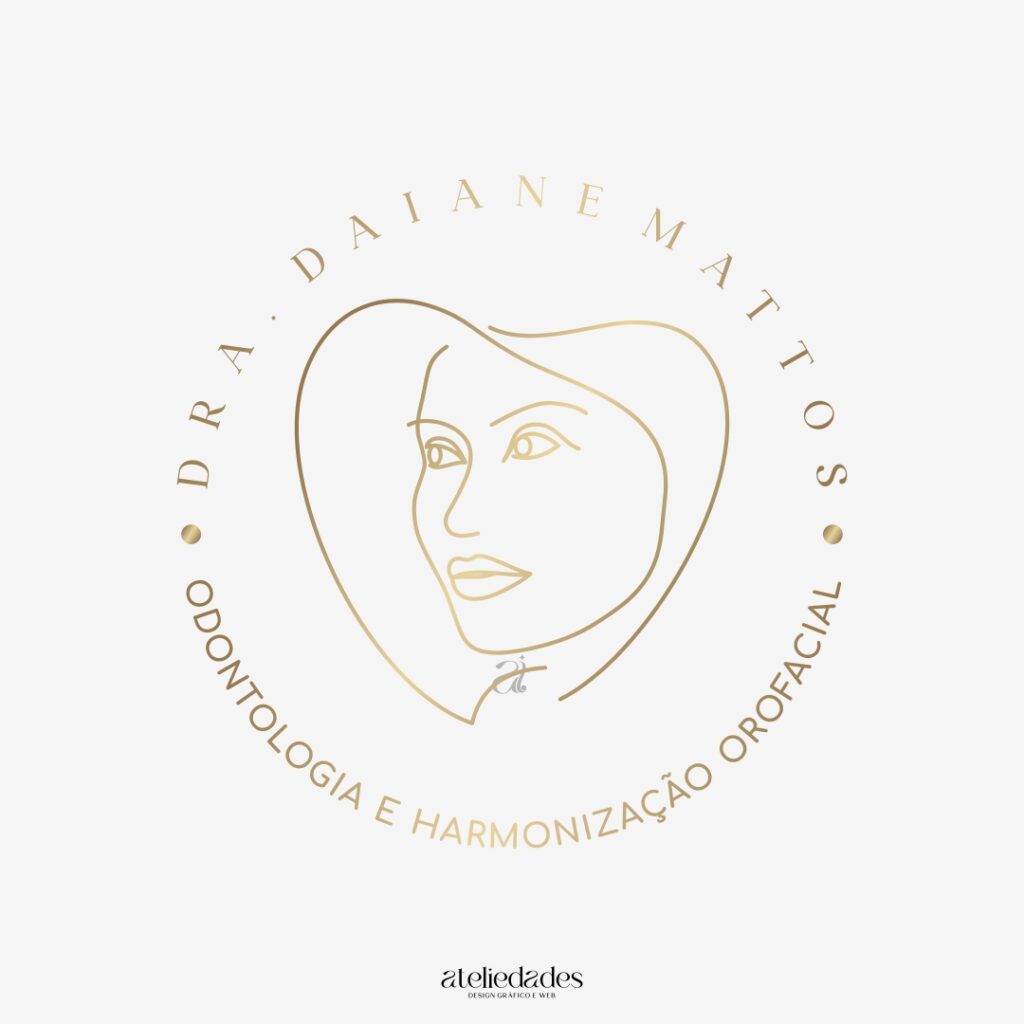 logotipo harmonização facial odontologia dra daiane mattos