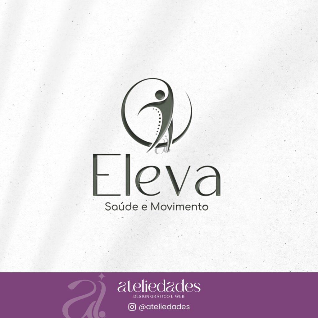logo fisioterapia logomarca fisio eleva