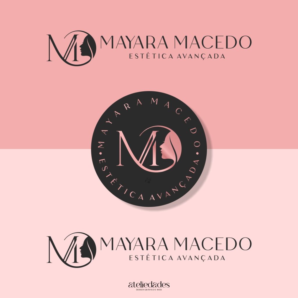 logotipo estética avançada mayara macedo
