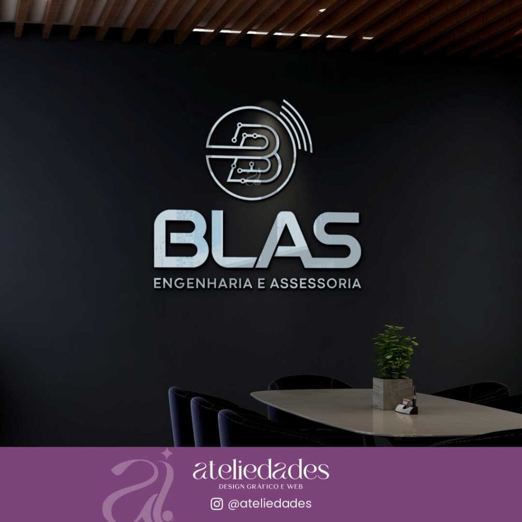 logotipo para engenharia blas