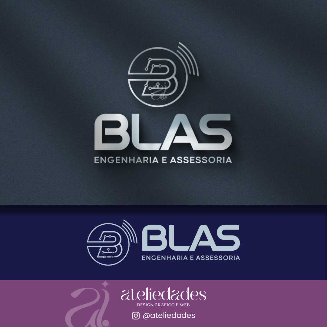 logotipo para engenharia blas
