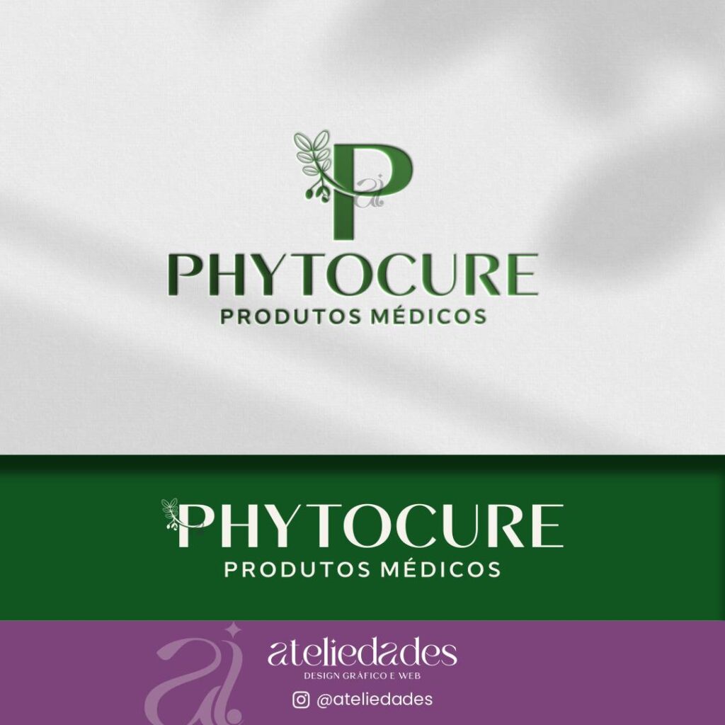 ateliedades logotipo para fitoterapia produtos naturais