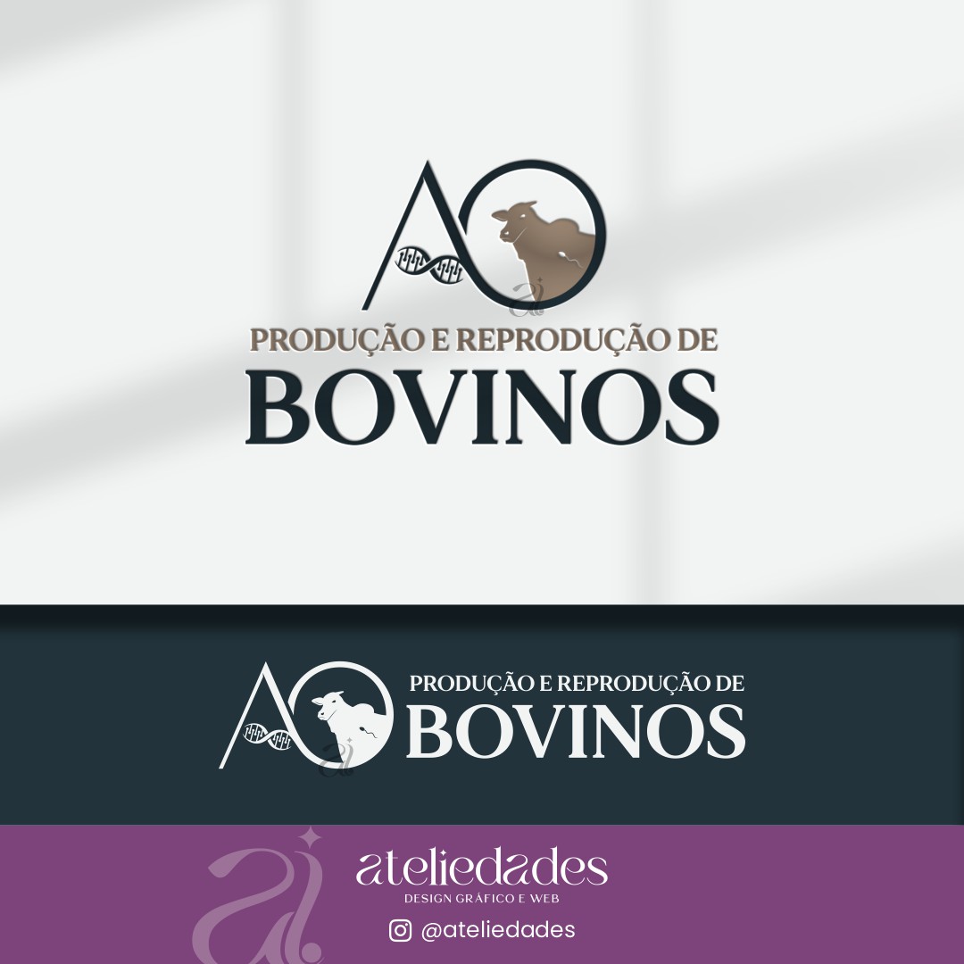 ateliedades logotipo produção e reprodução de bovinos