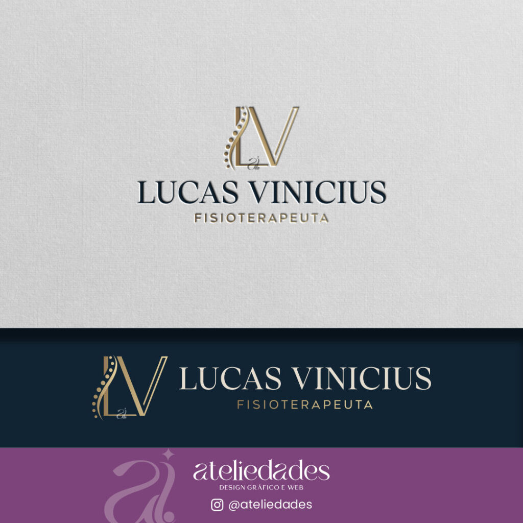 logo para fisioterapeutas lucas vinicius