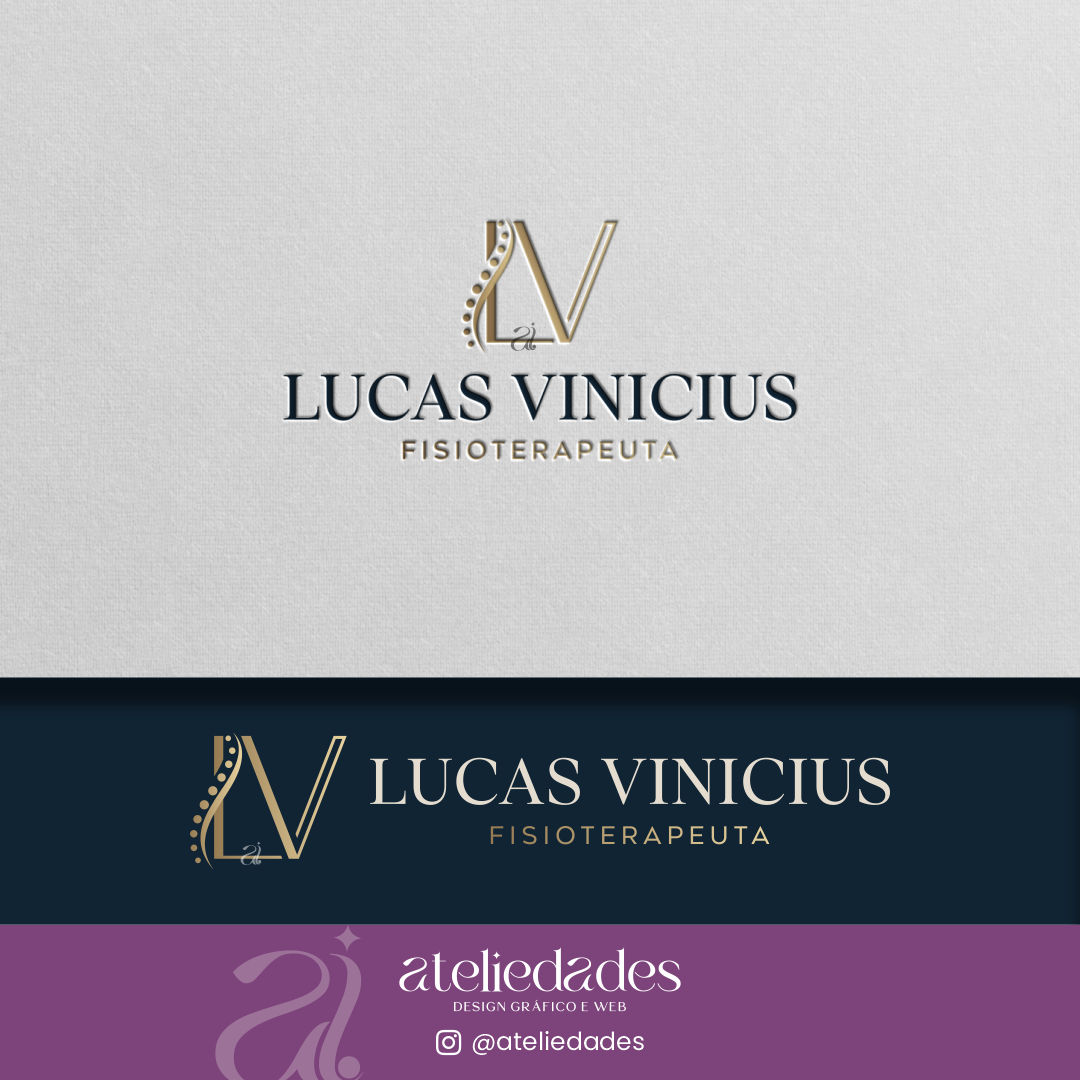 logo para fisioterapeutas lucas vinicius
