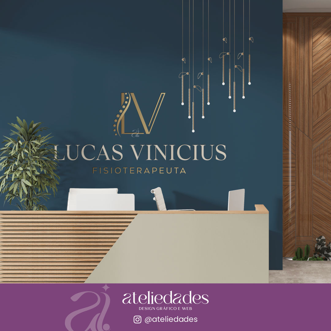 logo para fisioterapeutas lucas vinicius