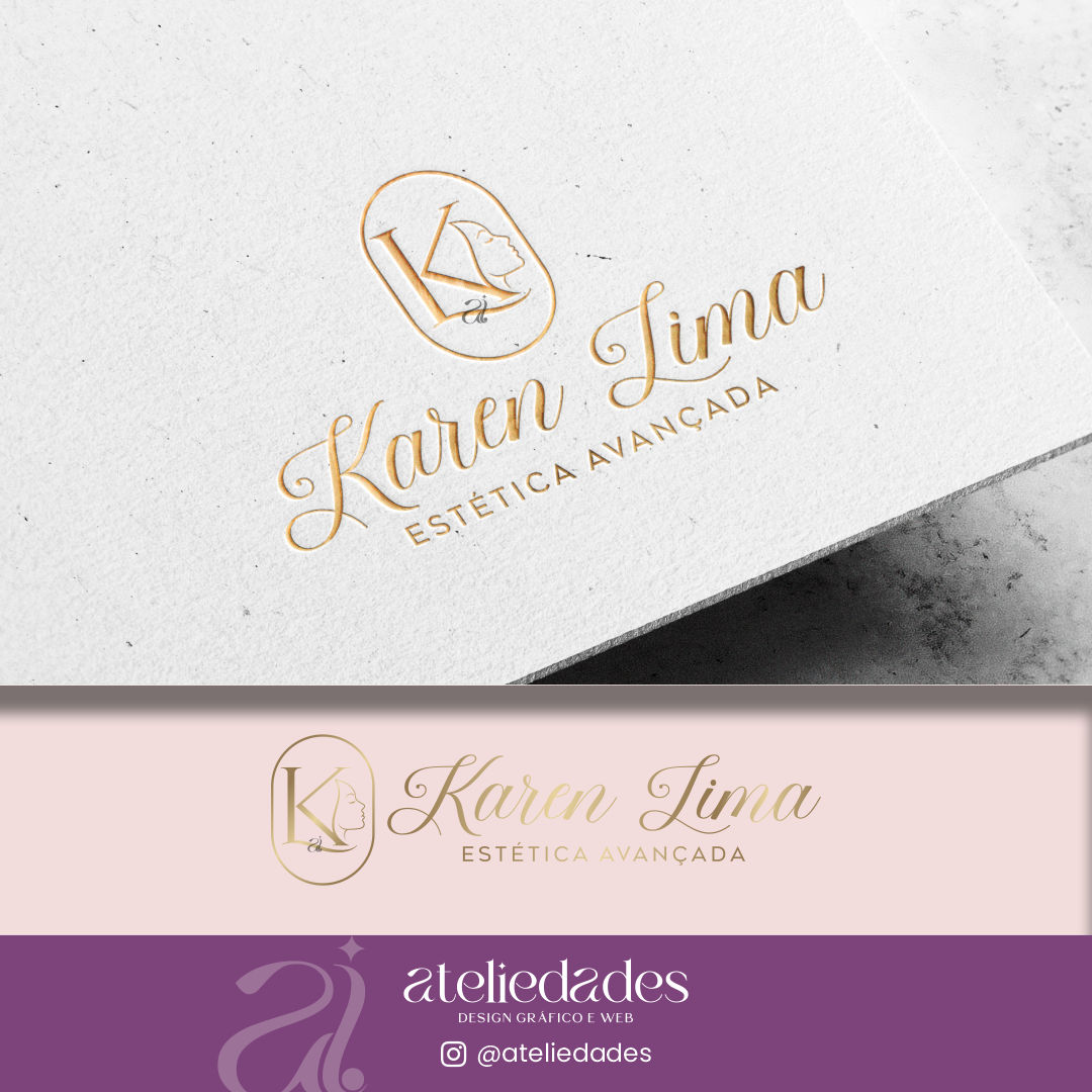 logomarca estética karen lima