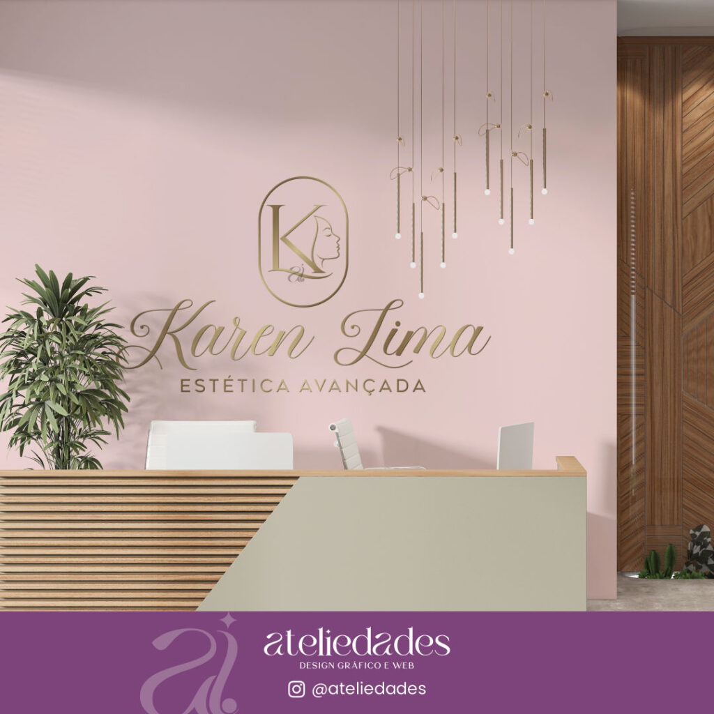 logomarca estética karen lima