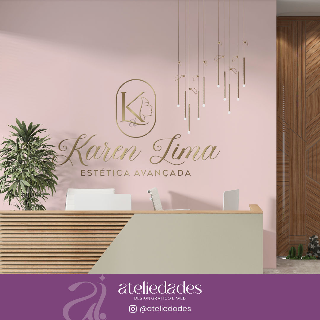 logomarca estética karen lima